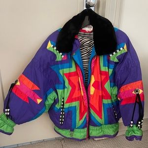 Vintage 80s ski coat